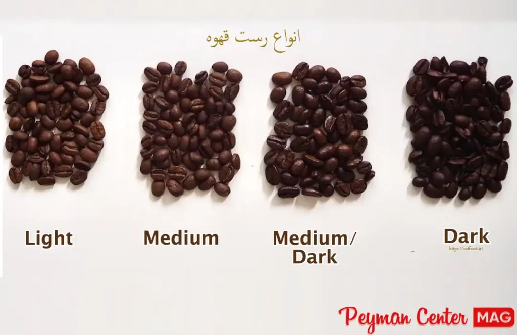 رست قهوه و میزان کافئین